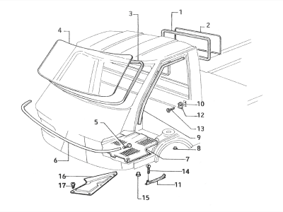 Wind screen - rubber mats